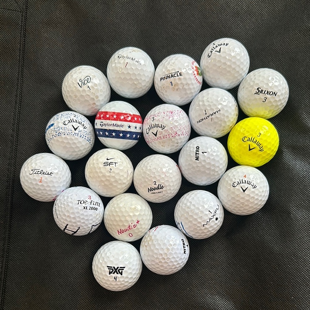 Assorted Golf Balls